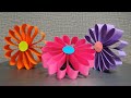 Easy paper flower  how to make a paper flower  easy diy paper craft