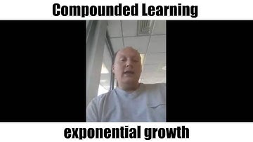 Compounded Learning exponential growth | RonOrr.com | Friction-Free Habit Loops