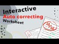 How to turn a PDF into an AUTO CORRECTING interactive worksheet!