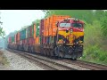 CSX Batman Hotline! Norfolk Southern Barcode Engine! Big BNSF Tanker Train