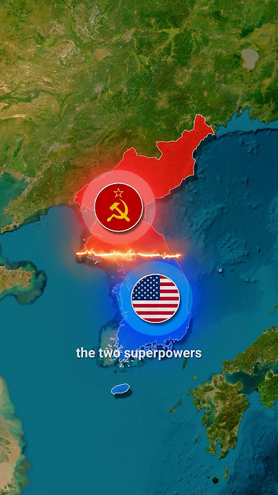 Why Korea Split Into Two Countries? 🇰🇷😱 USA vs USSR in the Cold War 🇺🇸