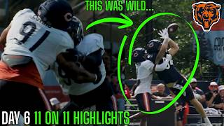 The Chicago Bears 2nd PADDED Practice Highlights Were UGLY... | Day 6 Highlights |