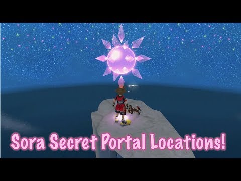 Kingdom Hearts: DDD - Sora's Secret Portal Locations + Unbound Keyblade!