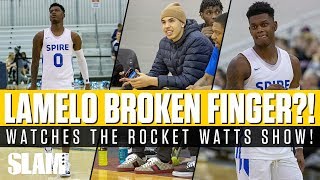 LaMelo Ball watches the Rocket Watts SHOW! Spire makes Home Debut 🚀