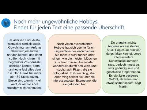 Video: Schwierige Hobbywahl