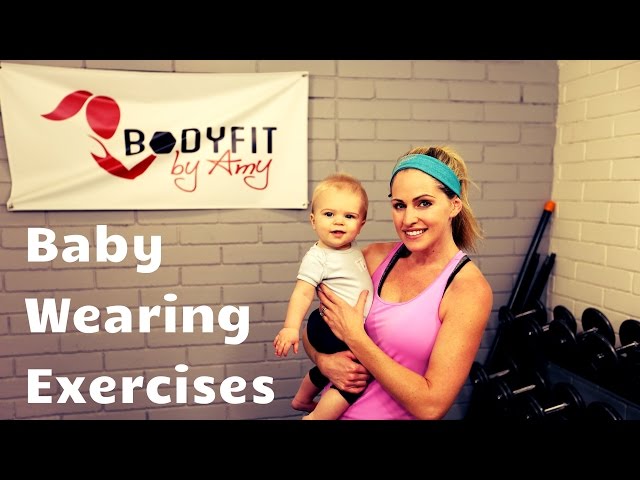 Baby Wearing Exercises---Ways to workout with Baby in the Carrier 