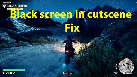 Days Gone black screen during Cutscene Fix | black screen What