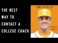 The BEST WAY To Contact a College Coach