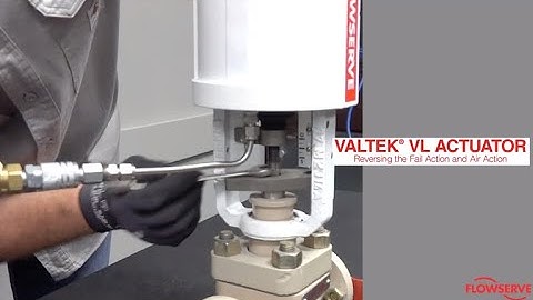 Remove and Reinstall a Valtek VL Actuator on a MK1 Control Valve