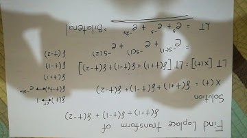 Time Shifting Property Laplace Transform