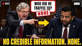 John Kennedy EXPOSES Kash Patel's No Credible Information Epstein Lie!