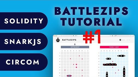 2022 Zero Knowledge (Solidity/ Circom/ SnarkJS) Tutorial #1: Solidity