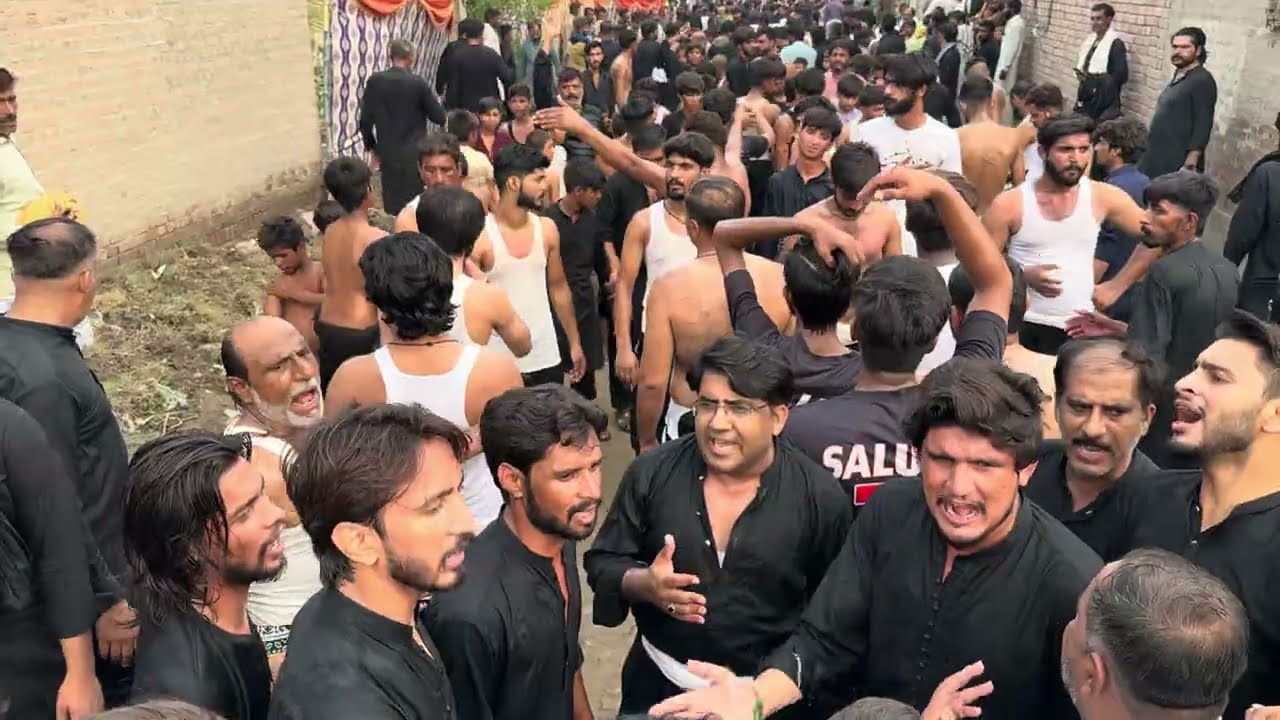 Matami Sengat Labbaik Ya Hussain|1Muharram Pensra|Jawa main nal tery koi tadbeer bana|Gojra Azadari 