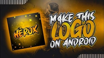Create Dope Gaming Text Logo On Android | Gaming Logo Tutorial On PSCC | Text Logo Design | Herox