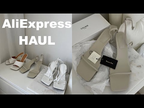 HAUL обувь с ALIEXPRESS | распаковка с примеркой | лето 2021