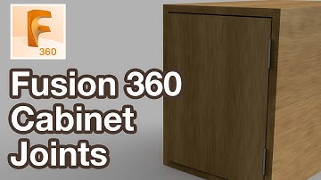 Make Cabinet Hinge Joints in Fusion 360 Tutorial