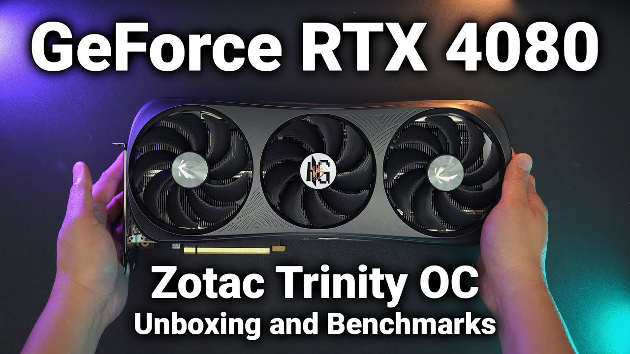 Placa de video zotac gaming geforce rtx 4080 trinity oc dlss 3 16gb gddr6x  256-bit zt-d40810j-10p