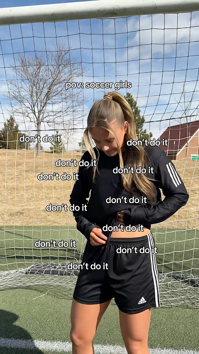 Why do soccer girls do THIS? #soccer #soccergirl