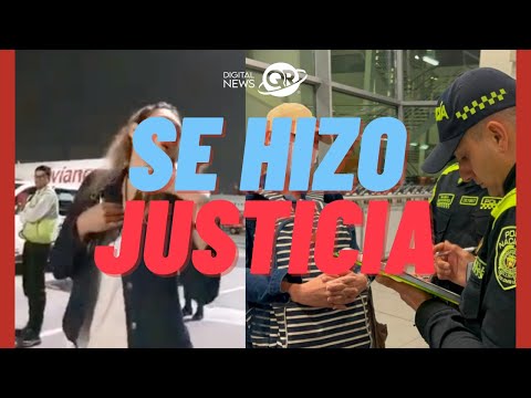 ¡Escándalo en el Aeropuerto El Dorado! Mujer que insultó a policías recibe castigo