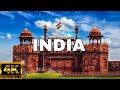 FLYING OVER INDIA (4K UHD) - AMAZING BEAUTIFUL SCENERY &amp; RELAXING MUSIC