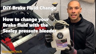 How to change your Brake Fluid with a Sealey Pressure Bleeder DIY best bleeder you can buy reviewed