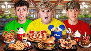 WE TRIED TO BEAT AN ALL-YOU-CAN-EAT SNACK BUFFET AT DISNEY