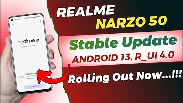Realme Narzo 50 Android 13, Realme UI 4.0 Stable Update | Narzo 50 New Update