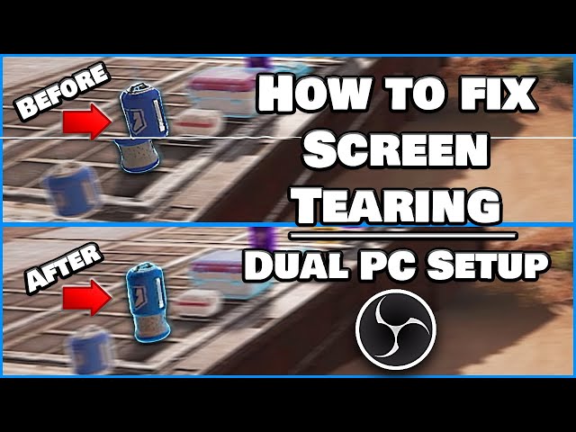 Easy Screen Tearing Fix! - Dual PC Stream Setup