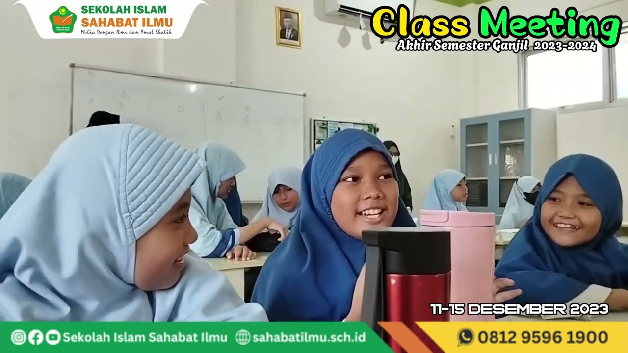 Dokumentasi Class Meeting SD Islam Sahabat Ilmu  Semester-1 Tahun Ajaran 2023/2024