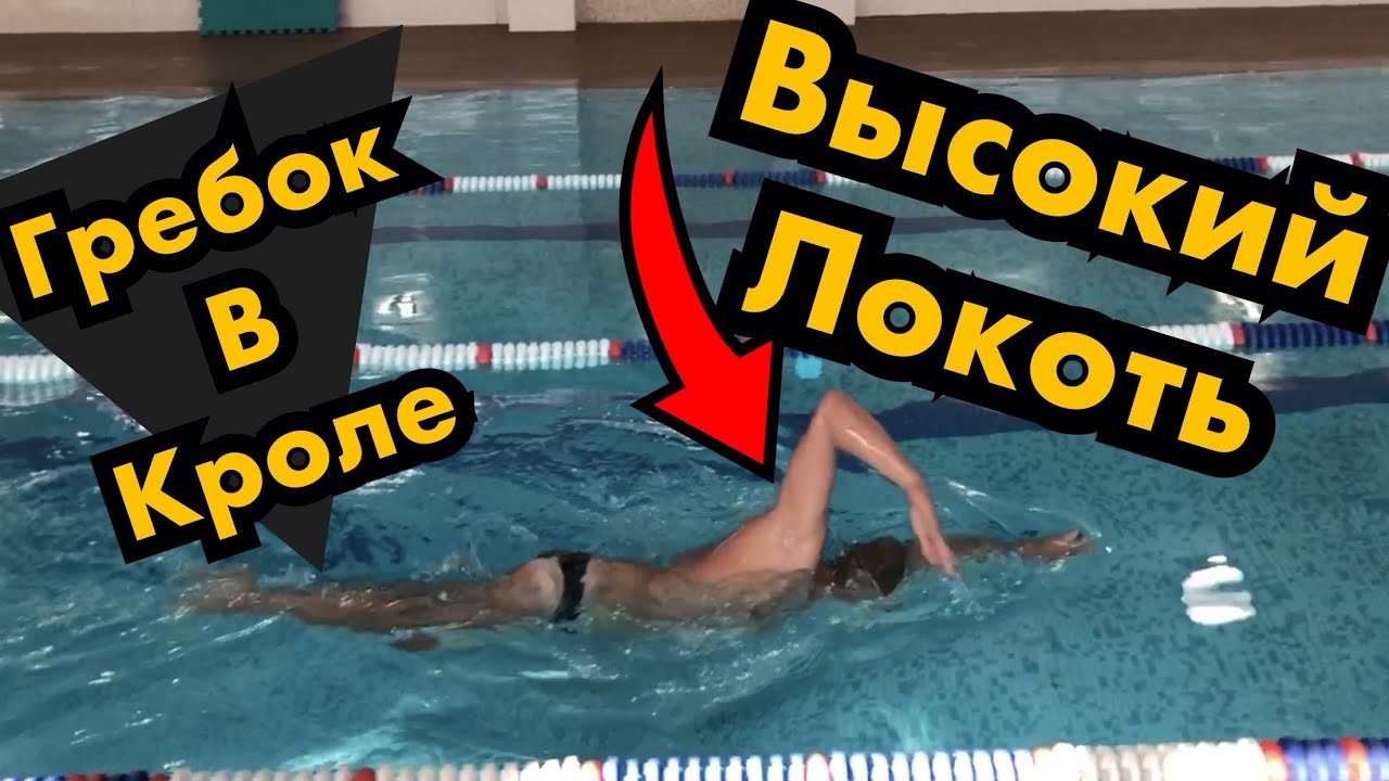 Кроль с \"высоким локтем\" | Техника плавания кролем - YouTube