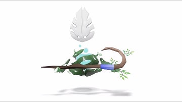 How to pose a Forest Spirit in Blender and export .GLB Tutorial