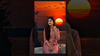 PicsArt sunset 🌇 photo editing background change#picsart #shorts#photoeditingsoftware#shortsfeed screenshot 4