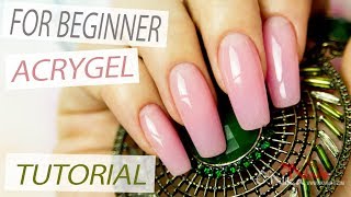 AcryGel Nail Extensions Tutorial Step by Step using Nail Forms - Lesson Part 1 AcryGel Nail Extensions Tutorial Step by Step using Nail Forms - Lesson Part 1