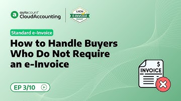 20 How to Handle Buyers Who Do Not Require an e-Invoice
