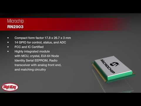 Microchip RN2903 RF Transceiver Module | Digi-Key Daily