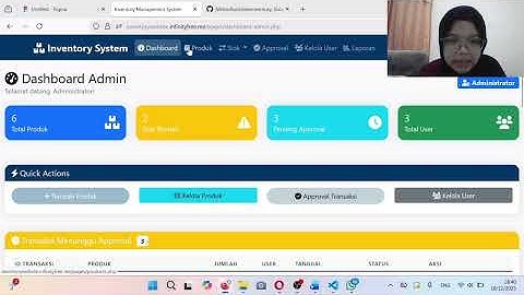 Sistem Website Pengelolaan Barang Berbasis Barcode Untuk Kegiatan Magang