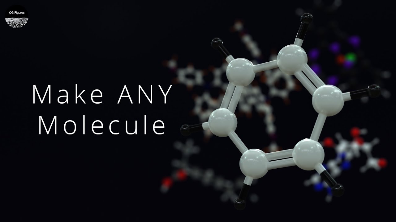 Blender for Scientists - to Make ANY Molecule in Blender