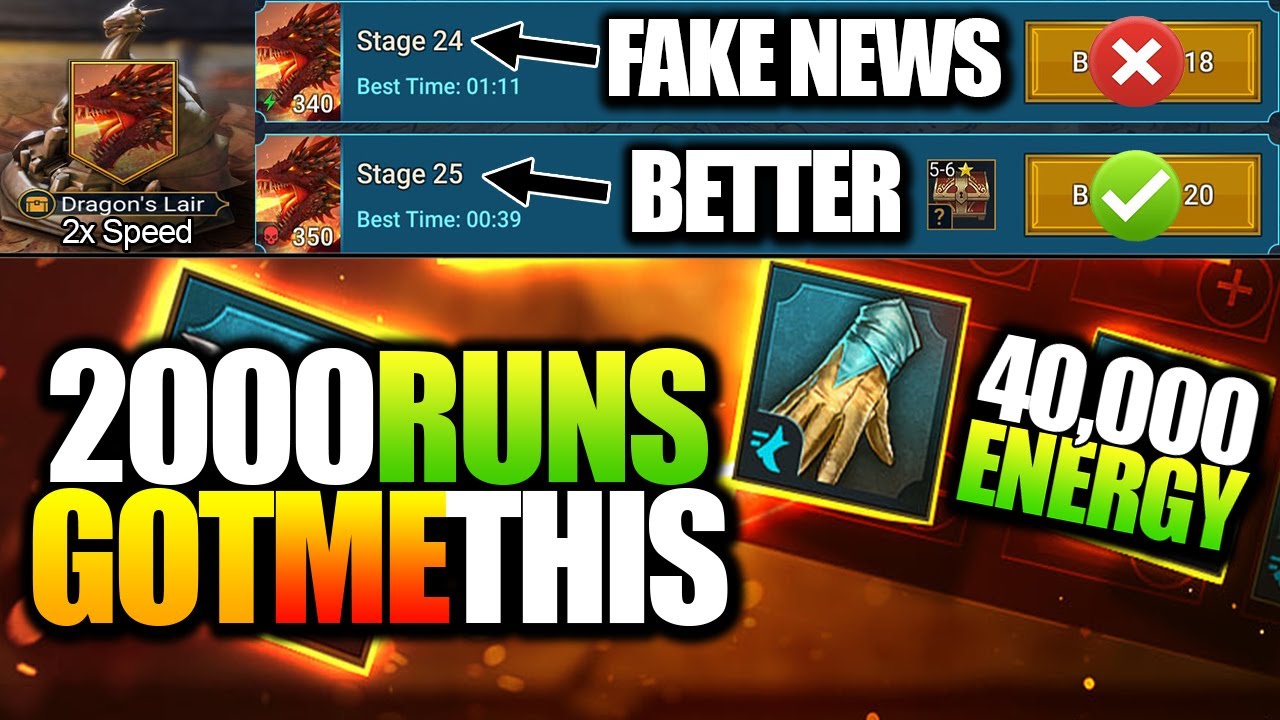 IS THE 2X SPEED REAL? IN DEPTH DROP RATES! 2000+ RUNS ON THE DRAGON(2X ...