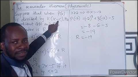 Introduction to Remainder Theorem | Polynomial