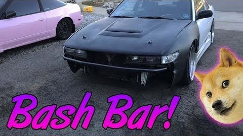 Installing a Street Faction Bash Bar on my 240sx S13 Silvia & Street Drifting!!