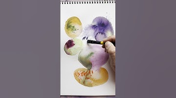 Find Order in Chaos #watercolor #procion mx dye