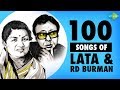Top 100 Songs Of Lata Mangeshkar & R.D.Burman | लता एंड र डी बर्मन के 100 गाने | One Stop Jukebox
