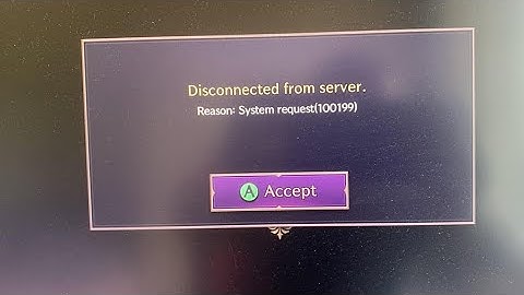 How to fix Throne and liberty: Disconnected from server Reason: System request (100199)