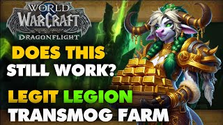 World of Warcraft Dragonflight Gold Farming Guide:  Does This Still Work? Legit Legion Transmog Farm