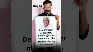68th Day of Silent Protest Requesting Justice from the Minister of Tourism