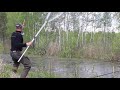 Ловля щуки на живца с берега на бутылки и на поплавочку. Май 2016. Pike fishing on a float.