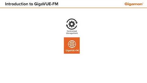 Introduction to GigaVUE-FM