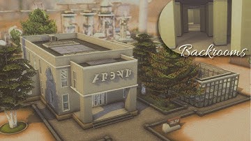 THE BACKROOMS 🚨 FutureSim Labs 🔬 The Sims 4 Speed Build | No CC
