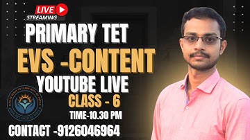 EVS-CONTENT-6 II CTET AND WBTETII WB Primary TET & Upper Primary TET | |#biplab_sir#biplabsarkar