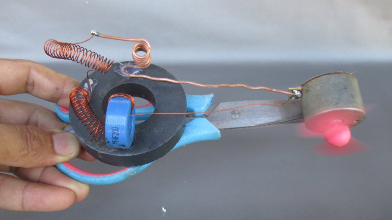light bulb icon Free energy generator fan using magnets & motor - Science projects DIY 2018